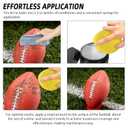 2 x (2-Pack) 5.3 oz Leather Football Preparation Conditioner Kit, Includes Cleaning Sponge, Cleaning and Restoring, Non-drying & Non-darkening Formula, Non-wax Composition, for Softball, Baseball