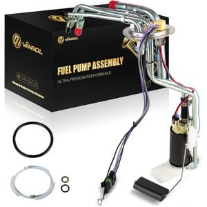 Electric Fuel Pump Module Assembly Compatible with Chevrolet Chevy GMC C1500 C2500 C3500 K1500 K2500 K3500 1996 1997 C/K V6 V8 4.3L 5.0L 5.7L 7.4L Replace E3622S P80001S HP10001 with O Ring