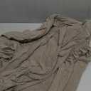 H.VERSAILTEX Ottoman and Sofa Seat Cushion Combined Cover Slipcover Rectangle Sofa Slipcover Fit Length 56'-75' Suitable for L Shaped Seat Cushion Cover or Chaise Part Cover Stretch Thick Soft - Taupe