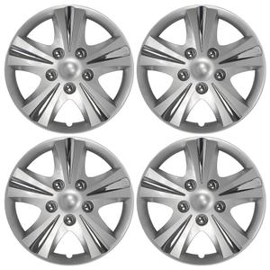Custom Accessories 96411 GT-5 Silver 15" Wheel Cover, Set of 4