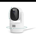 Arlo Essential Indoor Pan Tilt Security Camera 2K (2025 Release) - Wired Plug-in Power, Person Recognition, Animal Detection, Animated Preview, 1-Month Secure Plan, Auto Motion Tracking, 1 Cam, White