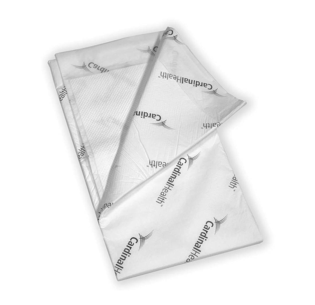 Cardinal Health™ Quilted Premium Underpads, Wings™, Maximum Absorbency, 2X-Large, 40 X 57IN, Case of 30
