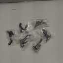 HOME MASTER HARDWARE Handrail Stair Brackets, 6 Pack Heavy Duty Hand Rail Bracket for Stairways Handrail, Staircase Bracket, Matte Black