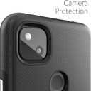 Crave Pixel 4a Case, Dual Guard Protection Series Case for Google Pixel 4a - Black