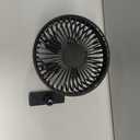 Golf Cart Portable Fan Accessories: Rechargeable Magnetic Base Battery Operated Powered Fan 3 Speeds Strong Airflow Gifts for Men Dad Husband Women