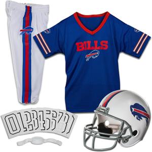 Franklin Sports NFL Kids Football Uniform Set - NFL Youth Football Costume for Boys & Girls, Buffalo Bills, Small