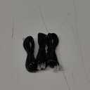 Telephone landline Extension Cord Cable Cord with Standard RJ-11 6P4C Plug (10Ft-3Pack, Black)