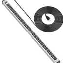 BTU Long Heavy Duty Power Strip 24 Outlet Large Metal Power Strips Garage Workshop Commercial Industrial Power Strips with Circuit Breaker.10FT Cord 15A 125V 1875W (Silver)