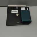 Vinich for iPhone 17 Pro Wallet Case with Card Holder, RFID Blocking Credit Slots Kickstand Shockproof Phone Cover Fit for iPhone 17 Pro 6.3" Bluish Green