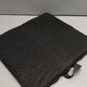 Gel Seat Cushion, Cooling Thick Big Breathable Honeycomb Design Absorbs Pressure Points Seat Cushion with Non-Slip Cover for Office Chair Home Cars Wheelchair (Black)