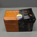 Twinkle Star 66ft 200 LED Halloween String Lights UL Safe Certified Outdoor Fairy Lights Plug in, Expandable Green Wire Clear Bulbs Mini Lights 8 Modes, Christmas Wedding Party Decoration, Orange