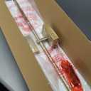 Battery Operated Wall Sconce with Remote Control, 10000mAh Dimmable Wall Sconces Set of Two, 2700K-6500K Adjustable, 7 RGB Colors, Rechargeable LED Wireless Wall Lights for Bedroom, Gold, 32 Inch