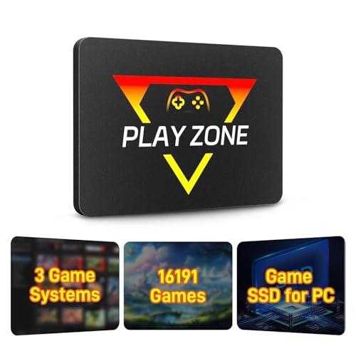 Retro Gaming Console with Built in 16191 Game, Plug and Play Video Game Console for PC, Emulator Console Compatible 80+ Game Emulator, 3 Game Systems in 1TB Game SSD, Retro Game Stick