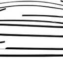 Stainless Steel Window Trim Chrome Delete for CRV 2017-2022 Black Window Trim Blackout Kit