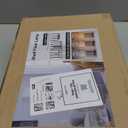 RUNTOP Floor Lamp with Shelves, Modern Shelf Lamp for Display Storage, 3 Color Temperature Wood Narrow Standing Corner Lamp with 8W Bulb for Living Room Decor, Bedroom, Office, Home Decor(Brown)