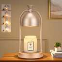 Hong-in Electric Candle Warmer Lamp with Timer-Wax Warmer for Scented Jar Candles,Candle Lamp for Kitchen Home Decor, House Warming Gifts New Home,Gifts for Women(Champage Gold)