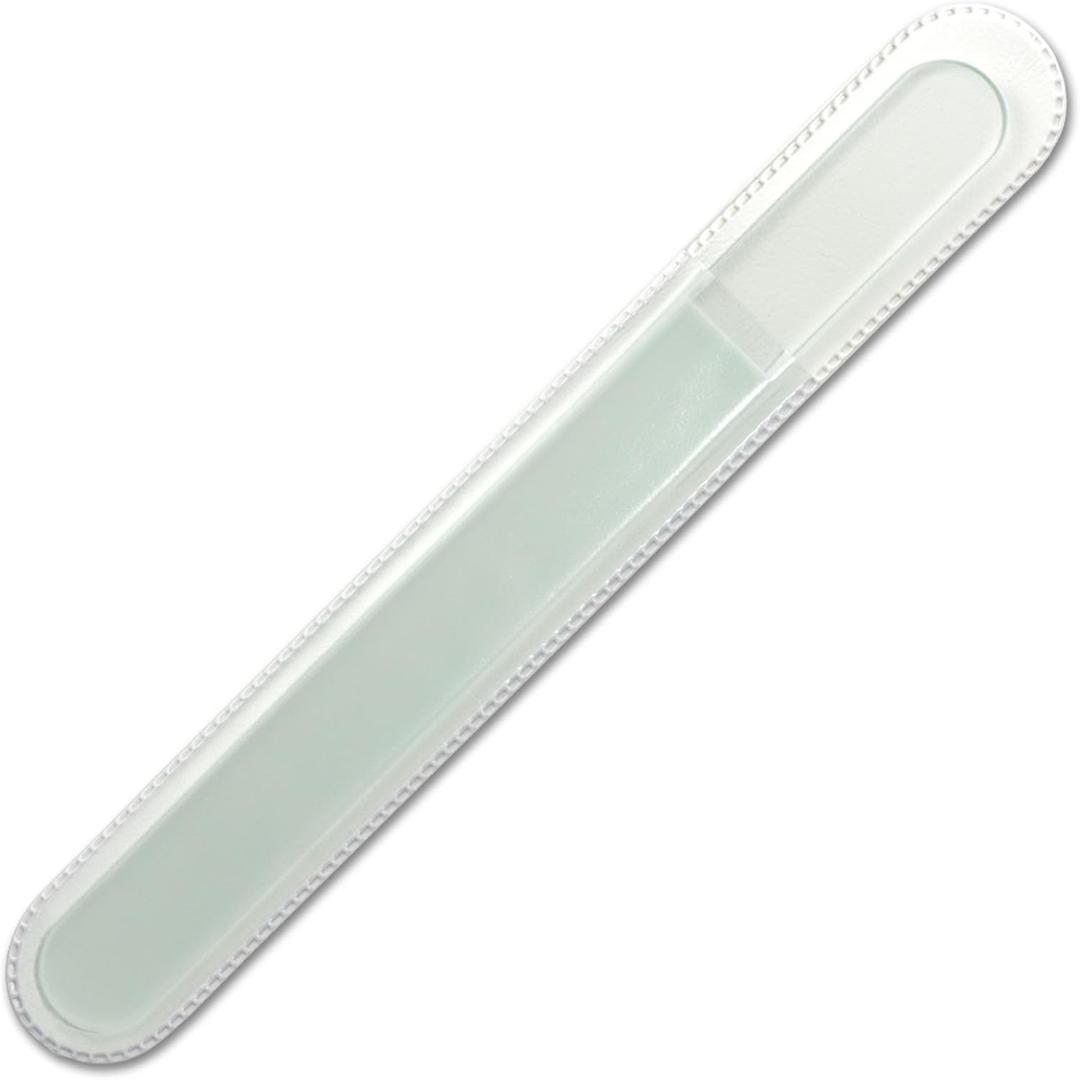 Mont Bleu Large Professional Glass Nail File - Genuine Czech Tempered Glass - Handmade in Czech Republic - Best Crystal Nail File for Natural Nails