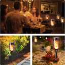 Toodour Solar Halloween Lights Outdoor, 6 Pack LED Torch Lights Flickering Flame, Waterproof Solar Outdoor Light - Landscape Decoration Lighting for Garden, Lawn, Yard, Halloween Decorations