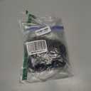 105 Pack Curtain Clips with Rings 1.26" Interior Diameter, Metal Drapery Ring with Clips Compatible with up to 1 inch Drapery Rod, Strong Vintage Decorative Rustproof Drapery Window Ring with Hooks (Black)