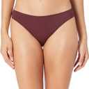 Amazon Essentials Womens Classic Bikini Swimsuit Bottom (Medium, Deep Brown)