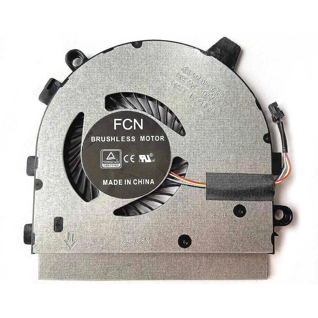 CPU Cooling Fan Replacement for Dell Inspiron (13-7390 2-in-1) (13-7391 2-in-1) I7391-7520BLK I7391-5537SLV 2in1 Series 023.100GI.0011 0HYPYN (Long)
