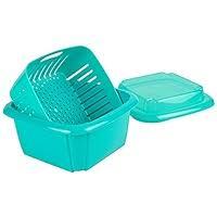 Hutzler 374TU Berry Containers, 2 pint, Turquoise