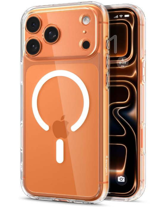 iPhone 17 Pro Max Case, Ultra Hybrid MagFit [TPU Covered Camera Control] [Anti-Yellowing] [Compatible with Magsafe] - Clear