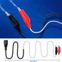 Dreyoo Circuit Breaker Finder Adapter Accessory Kit, Circuit Breaker Leads Tester with Clips, Light Socket, 3-2 Prong Grounding Outlet Adapter and Carrying Case Compatible with ET300 ET310 (Upgrade)