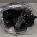 Walkie Talkies 10 Pack Rechargeable Two-Way Radios with Earpiece 16 Channel Walkie Talkie for Adults, Li-ion Battery and Charger Included, Long Range Two Way Radio (Pack of 10)