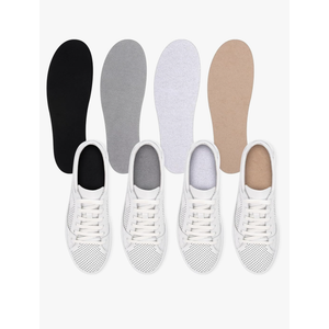 4 Pairs No Show Socks, Breathable Shoe Liner Anti Slip Barefoot Insert, No Stinking Shoe Liner for Men Women