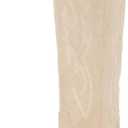 iiimmu Cowgirl Boots Women Knee High Boots Pointed Toe and Block Heel Cowboy Suede and Faux Leather Boots with Embroidered, Size:6