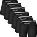 Hanes Men's Boxer Brief Underwear Pack, Stretch Cotton Boxer Briefs for Men, Moisture-wicking, 6-pack
