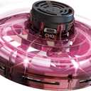 FLYNOVA Mini Drone for Kids Adults,Rechargeable UFO Flying Spinner with Lights,Birthday Party Cool Game,Indoor Outdoor Easy Operated Toys,Thanksgiving for Boys Girls Teens (Red)