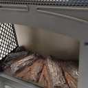 Electric Fireplace Stove Heater - Freestanding Electric Fireplace Heater with 3D Flame Effect, 1500W Infrared Electric Stove Heater for Indoor Use with Thermostat, Tip-over&Overheat Protection