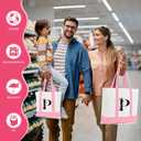 10Pcs Canvas Tote Bag Bulk with Outer Pocket, 12oz Cotton Blank Canvas Tote Bags 19 x 14.6Inch, 13 x 11Inch Reusable Grocery Bags Shopping Cloth Bags for Women, Mother's Day (5 Set Large & Medium)