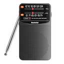 AM/FM Portable Radio, Pocket Radio 3 AA Battery Powered, Long Lasting, with Excellent Reception and Easy Operation, Handheld Transistor Radios for Walking, Fishing, Camping