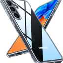 TORRAS Guardian Shockproof for Samsung Galaxy S25 Plus Case, [Non-Yellowing] [12FT Military-Grade Protection] Transparent Slim Case for Samsung S25 Plus Case, Diamond Clear, Hard, 6.7''