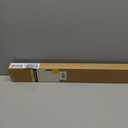 100% Privacy L-Shaped Blades Mini Blinds for Indoor Windows 1" Vinyl Cordless Window Blinds for Home, 27" W  36" H - White