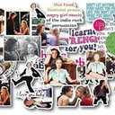 20 PCS Stickers Pack 10 Aesthetic Things Vinyl I Colorful Hate Waterproof About - You for Water Bottle Laptop Bumper Car Bike Luggage Guitar Skateboard (2 inch)