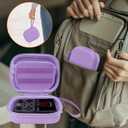 BliFulde Carrying Case for RG353V/ RG353VS Handheld Game Console, Custom-Insert Handheld Emulator Retro Game Holder Organizer, Portable Game Player Storage Bag (Case Only) (Purple)