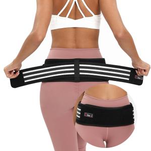 DIKEXI Sacroiliac Hip Belt for Men Women, Alleviate Sciatica|Pelvic|Back|Lower Back Support, Pelvic Support Belt, Adjustable Sciatica Lumbar Pain Relief, Trochanter Belt, (Hip Size 44"-56")