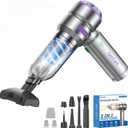 Car Vacuum Portable Cordless, 18000PA Handheld Vacuum Cordless, High Power Air Duster with Brushless Motor, Type-C Charge, 3 in 1 Mini Vacuum Cleaner for Car, Home, Office, Pet Hair