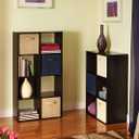 ClosetMaid Cubeicals 8 Cube Storage Shelf Organizer Bookshelf, Stackable, Vertical or Horizontal, Easy Assembly, Wood, Espresso Finish