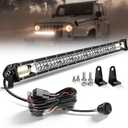 CO LIGHT LED Light Bar 26 inch 36W Spot & Flood Combo Beam Driving Light Bar - IP68 Waterproof Work Lightbar with Mounting Brackets & 6D Reflectors for Off-Road, Trucks, ATV, UTV, SUV, Pickup (26inch)