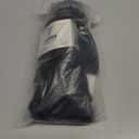 Cotton Diabetic Crew Socks - 6 Pairs Thin, Black Diabetic Socks for Men Size 13-15 Non-Binding & Seamless