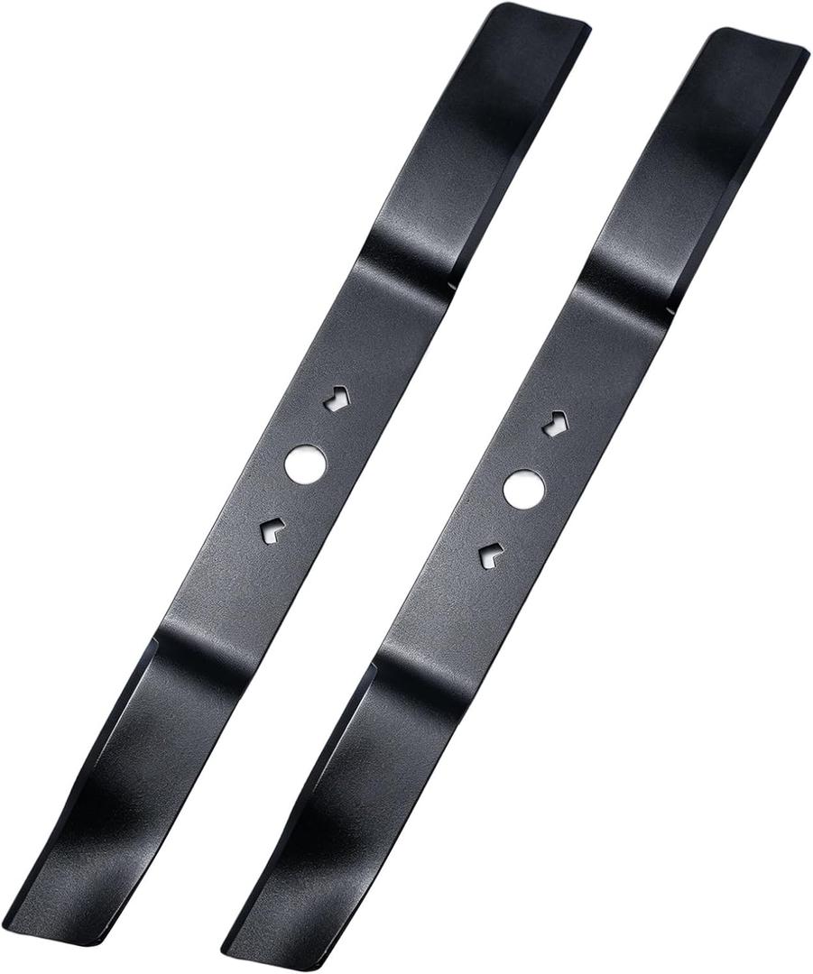 21 Inch Mower Blade, 2 Pack Lawn Mower Blade Compatible with Greenworks 21 inch Mower Blade, Fits MO40L03,MO48L4422,MO40L4413,C3208101 Lawn Mower, Heavy Duty Sharp Replacement Blade