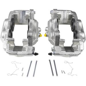 Front Performance Brake Caliper Set - Compatible with 2003-2009 Toyota 4Runner, 2007-2014 FJ Cruiser & 2005-2023 Tacoma, 2PCS Left & Right, Premium Loaded Calipers, Front Driver and Passenger Side