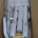 Modern Semi Flush Mount Ceiling Light Fixture Black and Gold Close to Ceiling Light 6-Light Sputnik Chandelier Light Fixture for Hallway Entryway Bedroom Kitchen Dining Room UL Listed