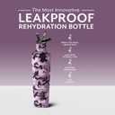 BrMate ReHydration - 100% Leakproof 25oz Insulated Water Bottle with Straw - Stainless Steel Water Canteen (Mauve Camo)