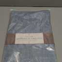 Romanstile Reversible Vinyl Placemats Set of 6, Faux Leather 100% Waterproof Oil-Proof Wipeable Place Mats, Heat Resistant Dual Sided Table Mats for Kitchen/Dining/Party (Grey Sky Blue, 12 x 17 Inch)